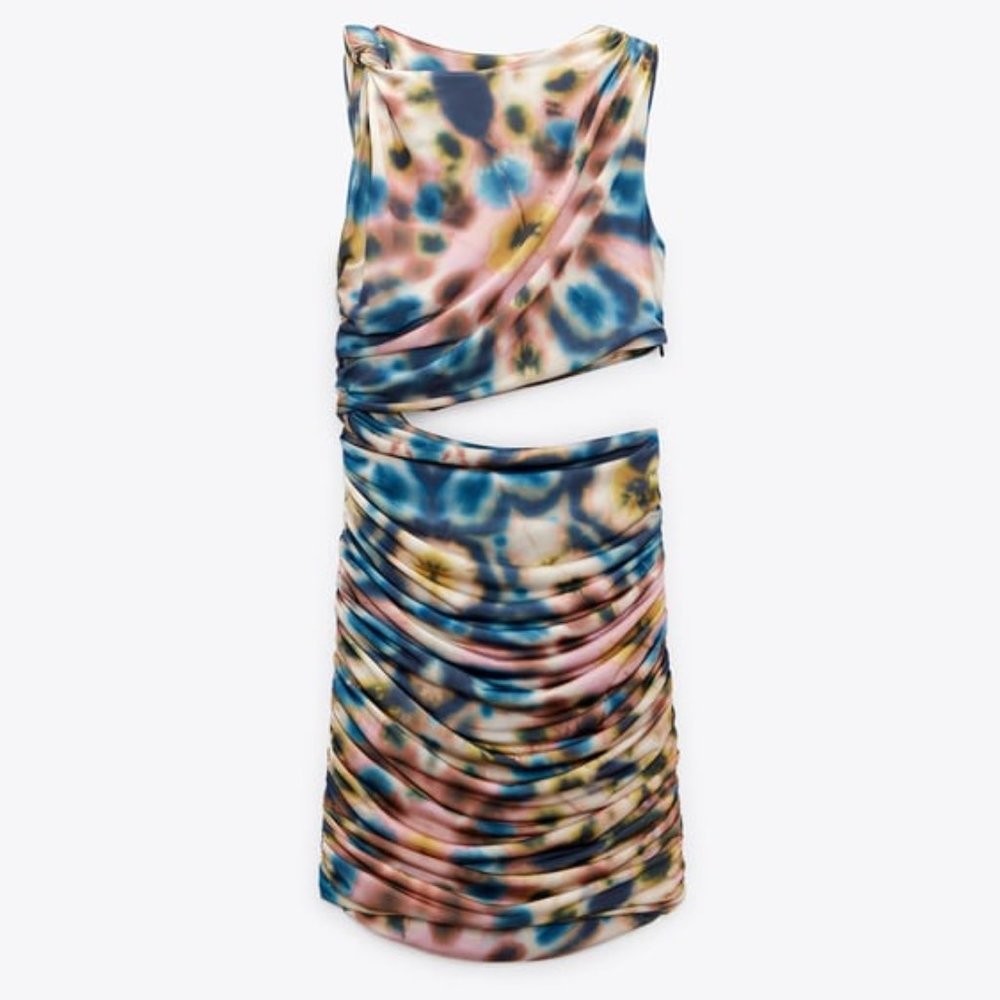 ZARA Large Tie Dye Dress